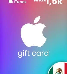 Buy Apple iTunes Gift Card 1500 MXN Mexico iTunes CD Key