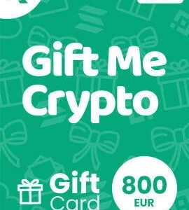 Buy Gift Me Crypto Gift Card 800 EUR (BTC) CD Key