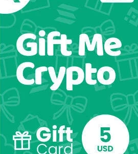 Buy Gift Me Crypto Gift Card 5 USD (BTC) CD Key