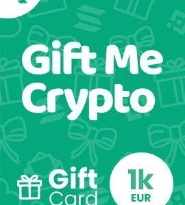 Buy Gift Me Crypto Gift Card 1000 EUR CD Key