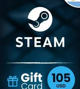 Buy Steam Gift Card 105 USD Argentina Steam CD Key