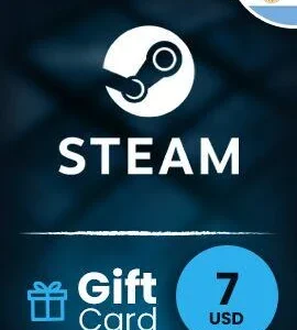 Buy Steam Gift Card 7 USD Argentina Steam CD Key