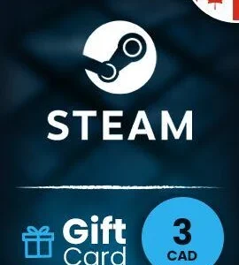 Buy Steam Gift Card 3 CAD Canada Steam CD Key