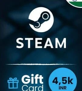 Buy Steam Gift Card 4500 INR India Steam CD Key