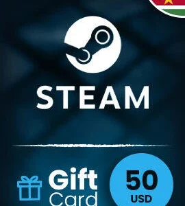 Buy Steam Gift Card 50 USD Suriname Steam CD Key