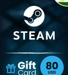 Buy Steam Gift Card 80 USD Tajikistan Steam CD Key