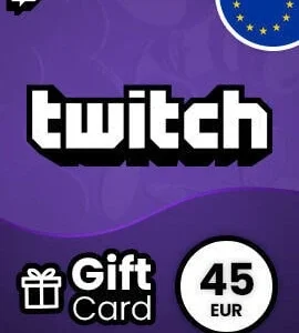 Buy Twitch Gift Card 45 EUR Europe twitch CD Key