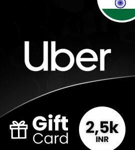Buy Uber Gift Card 2500 INR India Uber CD Key