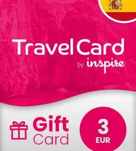 Buy Inspire TravelCard Gift Card 3 EUR Spain travelbyinspire CD Key