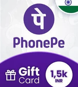 Buy PhonePe Gift Card 1500 INR India PhonePe CD Key