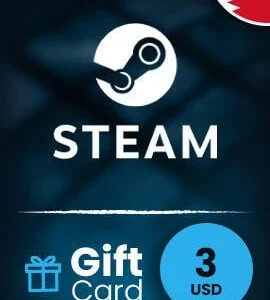 Buy Steam Gift Card 3 USD Bahrain Steam CD Key