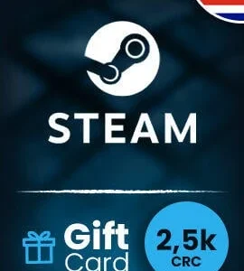 Buy Steam Gift Card 2500 CRC Costa Rica Steam CD Key