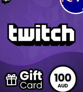 Buy Twitch Gift Card 100 AUD Australia twitch CD Key