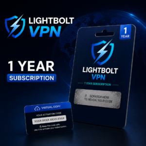 Lightbolt VPN – 1 Year Subscription