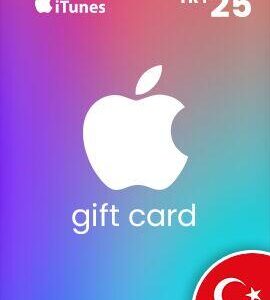 Buy Apple iTunes Gift Card 25 TRY Global iTunes CD Key