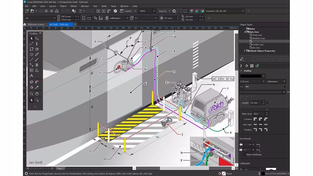 Buy CorelDraw Technical Suite 2020 for Windows Perpetual / 1 PC CorelDraw CD Key - Image 5