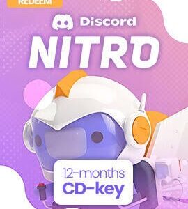 Buy Discord Nitro 12 Months One Day Redeem Discord CD Key