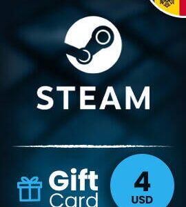 Buy Steam Gift Card 4 USD Global Steam CD Key