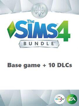 Buy The Sims 4 + 10 DLCs Bundle EA App Account