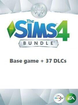 Buy The Sims 4 + 37 DLCs Bundle EA App Account